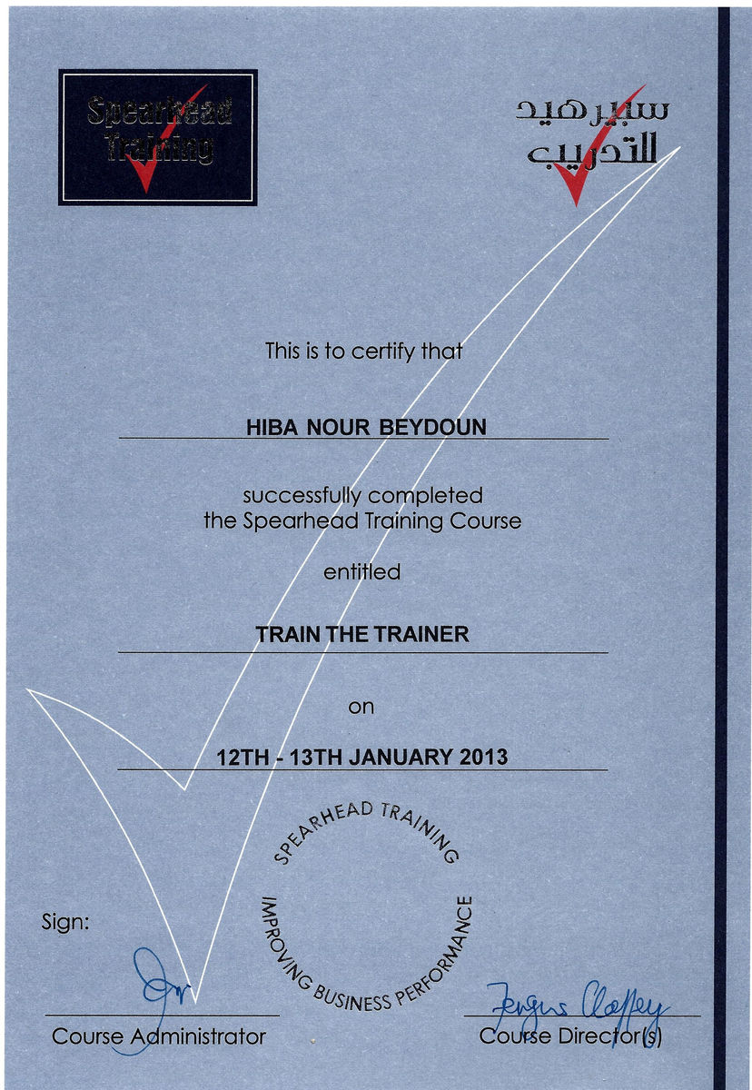 Train the Trainer
